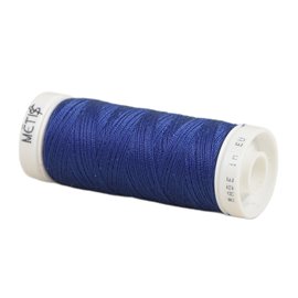 Bobine fil polyester 200m Oeko Tex fabriqué en Europe bleu royal