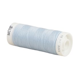 Bobine fil polyester 200m Oeko Tex fabriqué en Europe bleu ciel clair