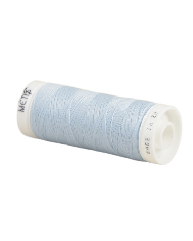 Bobine fil polyester 200m Oeko Tex fabriqué en Europe bleu ciel clair
