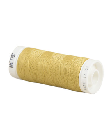 Bobine fil polyester 200m Oeko Tex fabriqué en Europe jaune désert