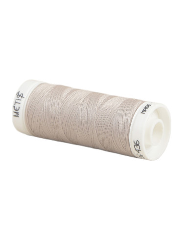 Spool of polyester thread 200m Oeko Tex made in Europe beach yellow
