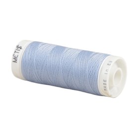 Bobine fil polyester 200m Oeko Tex fabriqué en Europe bleu bébé clair