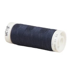 Bobine fil polyester 200m Oeko Tex fabriqué en Europe bleu profond