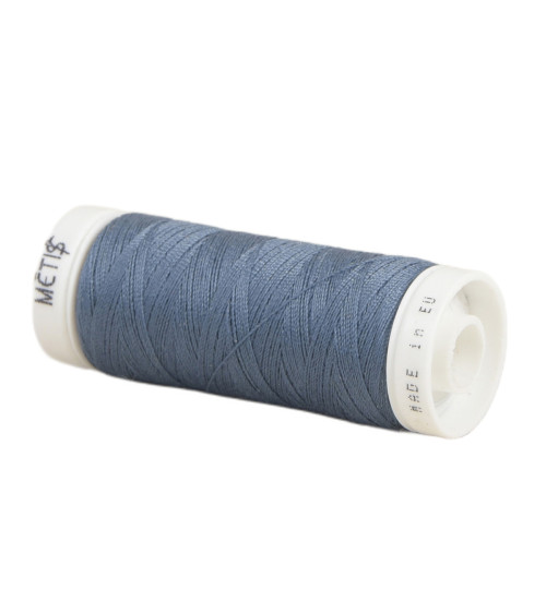 Bobine fil polyester 200m Oeko Tex fabriqué en Europe bleu métal foncé