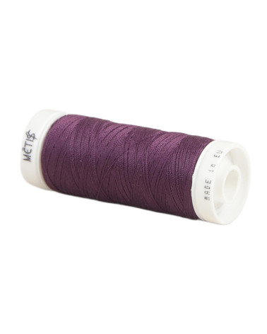 Spool of polyester thread 200m Oeko Tex made in Europe aubergine purple