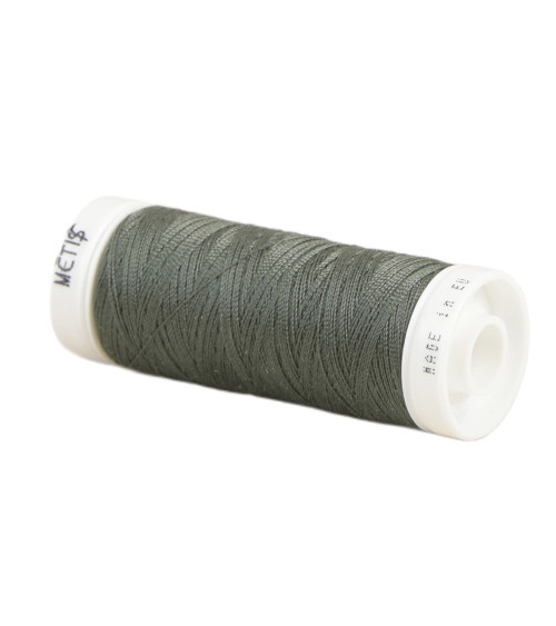 Bobine fil polyester 200m Oeko Tex fabriqué en Europe vert olive