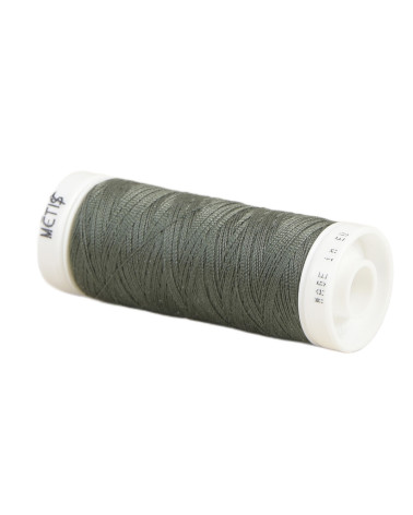 Bobine fil polyester 200m Oeko Tex fabriqué en Europe vert olive