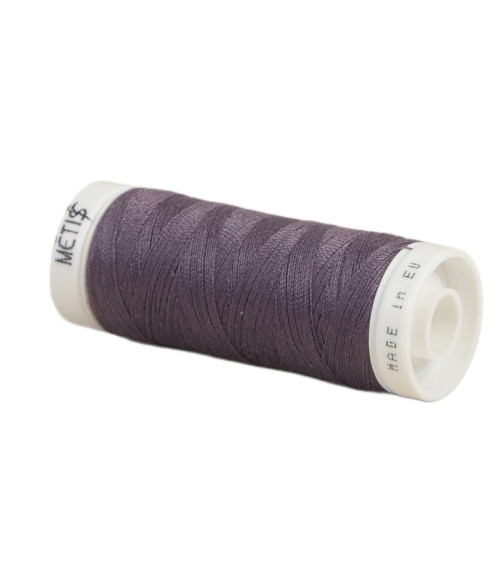 Bobine fil polyester 200m Oeko Tex fabriqué en Europe violet mauve