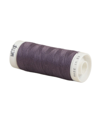 Bobine fil polyester 200m Oeko Tex fabriqué en Europe violet mauve