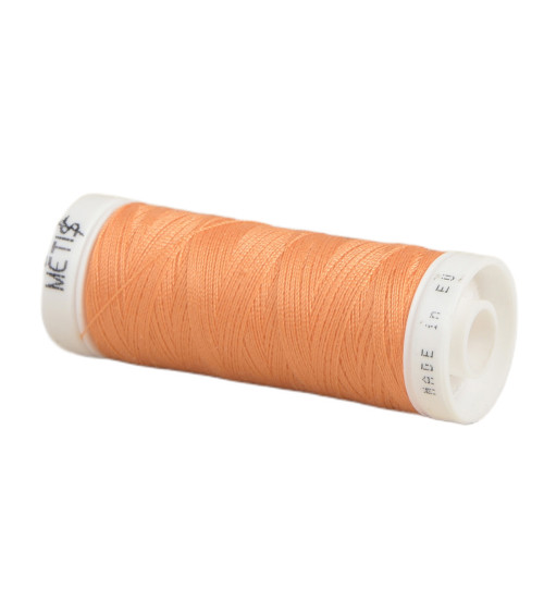 Bobine fil polyester 200m Oeko Tex fabriqué en Europe orange fruit