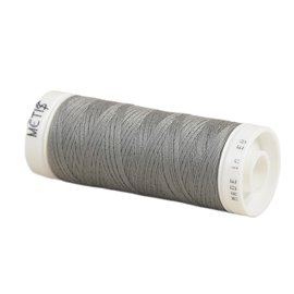 Bobine fil polyester 200m Oeko Tex fabriqué en Europe gris pierre