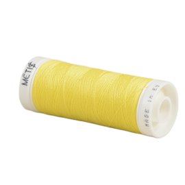 Bobine fil polyester 200m Oeko Tex fabriqué en Europe jaune
