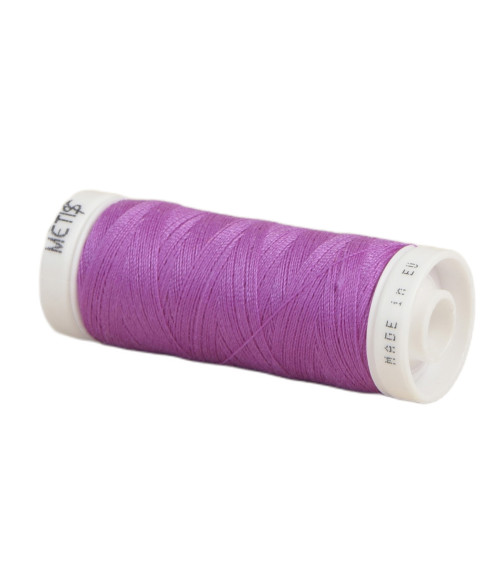 Bobine fil polyester 200m Oeko Tex fabriqué en Europe violet orchidée