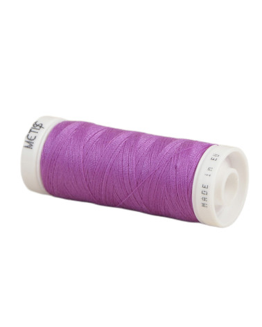 Bobina de hilo de poliéster 200m Oeko Tex fabricado en Europa violeta orquídea