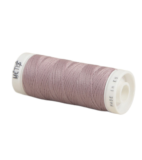 Bobine fil polyester 200m Oeko Tex fabriqué en Europe rose aurore