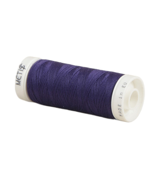 Bobine fil polyester 200m Oeko Tex fabriqué en Europe violet mauve