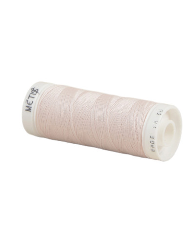 Spule aus Polyestergarn, 200 m, Öko-Tex, hergestellt in Europa, Muschelrosa
