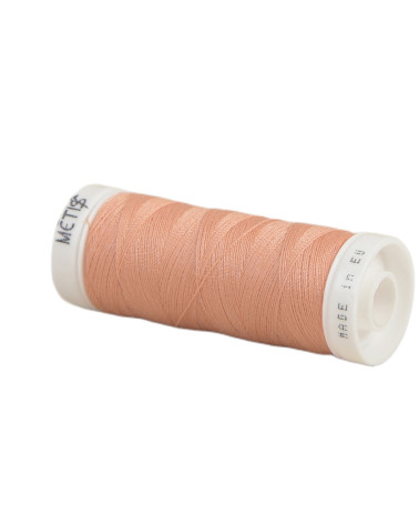 Bobina de hilo de poliéster 200m Oeko Tex fabricado en Europa rojo mandarina