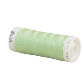 Bobine fil polyester 200m Oeko Tex fabriqué en Europe vert menthe poivrée