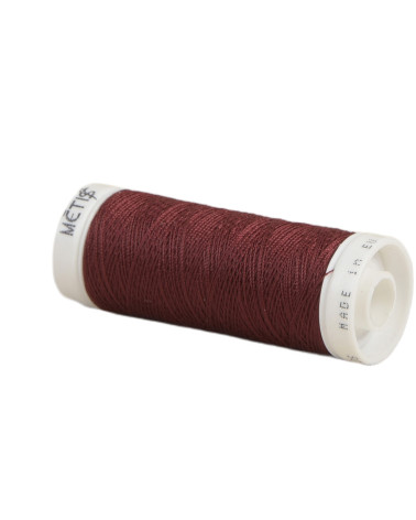 Spool of polyester thread 200m Oeko Tex made in Europe red beaujolais