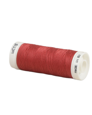 Spool of polyester thread 200m Oeko Tex made in Europe ruby red