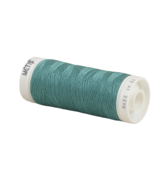 Bobine fil polyester 200m Oeko Tex fabriqué en Europe bleu eau marine