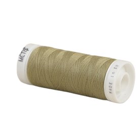 Bobine fil polyester 200m Oeko Tex fabriqué en Europe vert reine-claude