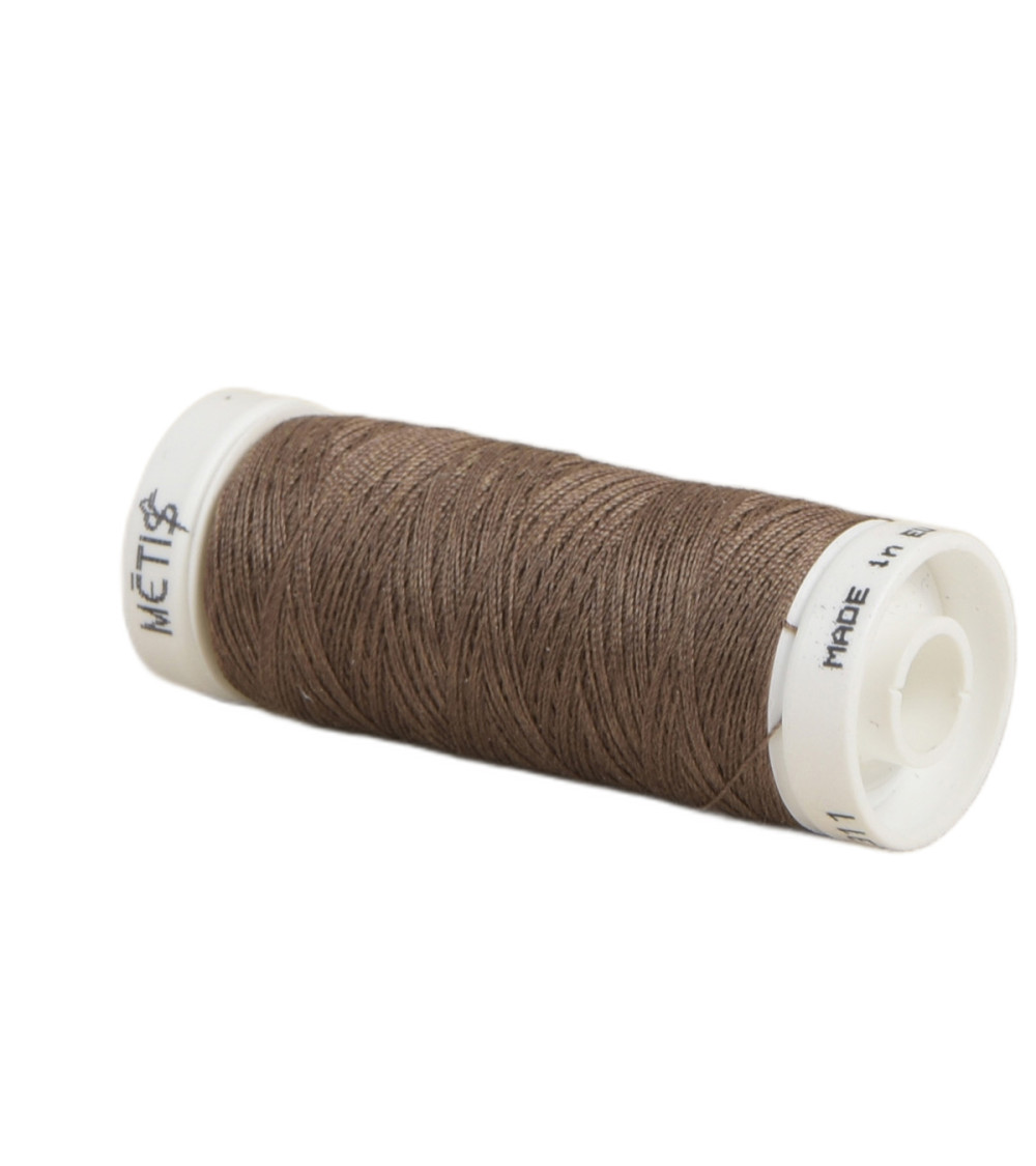 Polyester thread spool 200m Oeko Tex made in Europe pecan brown