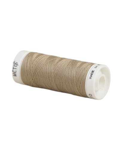 Bobina de hilo de poliéster 200m Oeko Tex fabricado en Europa amarillo camel