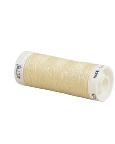 Bobine fil polyester 200m Oeko Tex fabriqué en Europe rouge fleur