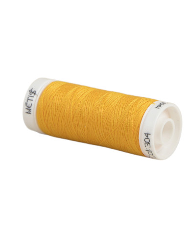 Bobine fil polyester 200m Oeko Tex fabriqué en Europe orange