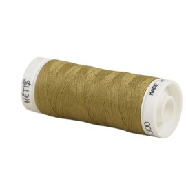 Bobine fil polyester 200m Oeko Tex fabriqué en Europe vert or