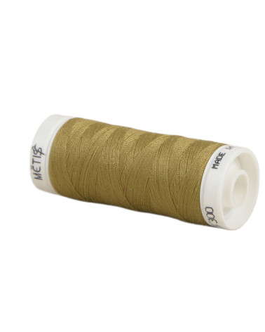 Bobina de hilo de poliéster 200m Oeko Tex fabricado en Europa oro verde