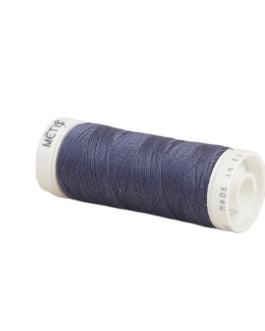 Spool of polyester thread 200m Oeko Tex made in Europe indigo purple