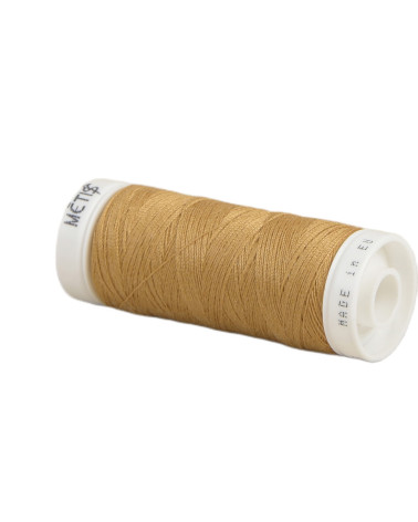 Bobine fil polyester 200m Oeko Tex fabriqué en Europe or désert