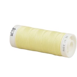 Bobine fil polyester 200m Oeko Tex fabriqué en Europe jaune clair