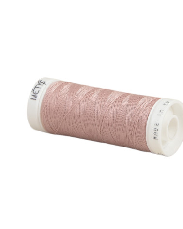 Bobine fil polyester 200m Oeko Tex fabriqué en Europe rose cochon