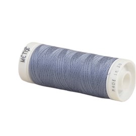 Bobine fil polyester 200m Oeko Tex fabriqué en Europe gris bleu