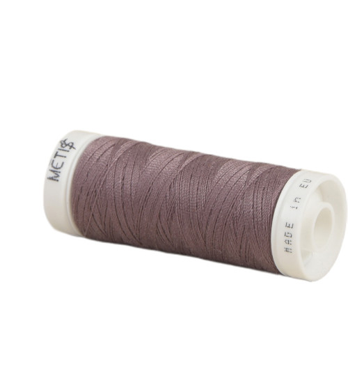 Bobine fil polyester 200m Oeko Tex fabriqué en Europe rouge raisin