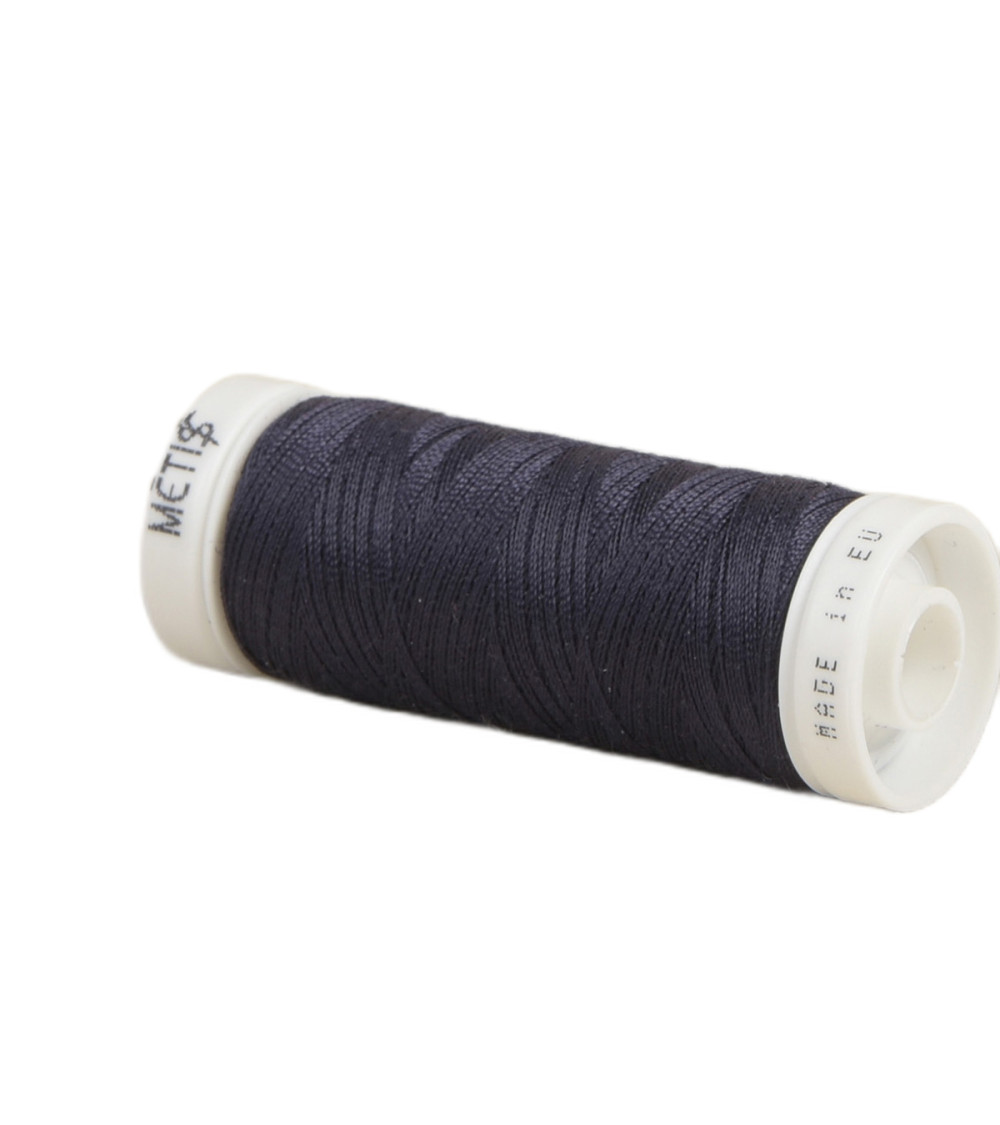 Spool of polyester thread 200m Oeko Tex made in Europe dark veil