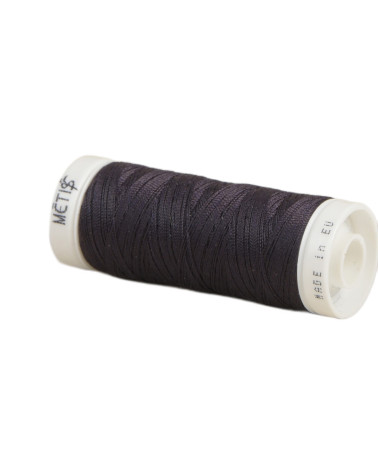 Spool of polyester thread 200m Oeko Tex made in Europe grape black