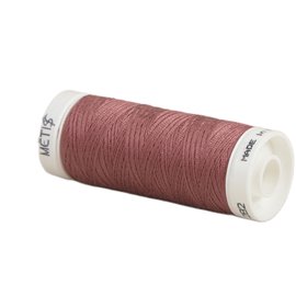 Bobine fil polyester 200m Oeko Tex fabriqué en Europe rose profond