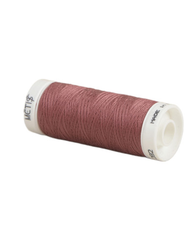 Bobina de hilo de poliéster 200m Oeko Tex fabricado en Europa rosa intenso