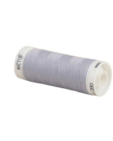 Spool of polyester thread 200m Oeko Tex made in Europe gray purple