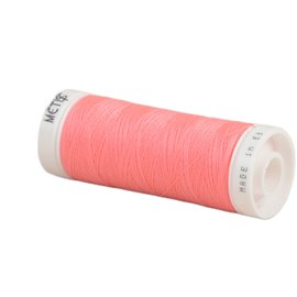 Bobine fil polyester 200m Oeko Tex fabriqué en Europe rose bonbon