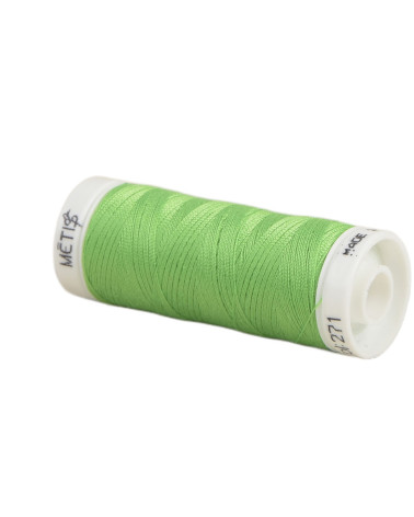 Bobine fil polyester 200m Oeko Tex fabriqué en Europe vert feuille
