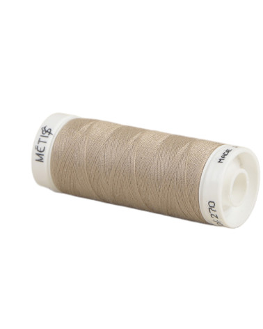 Spool of polyester thread 200m Oeko Tex made in Europe light pebble gray