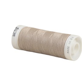 Bobine fil polyester 200m Oeko Tex fabriqué en Europe gris caillou