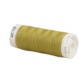Bobine fil polyester 200m Oeko Tex fabriqué en Europe jaune sahara