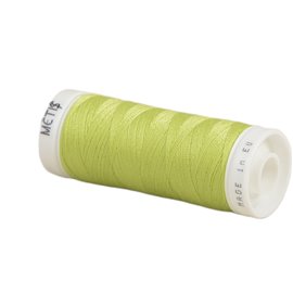 Bobine fil polyester 200m Oeko Tex fabriqué en Europe vert limon